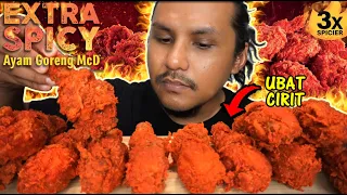 AYAM GORENG MCD 3X SPICY ni tak pedas tapi...... (mukbang malaysia)