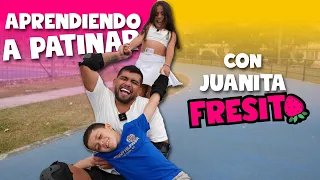 APRENDIENDO A PATINAR CON JUANITA FRESA