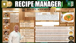 Build a Recipe Manager App in Excel From Scratch [Full Masterclass]