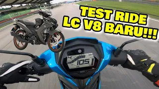 MASUK SEPANG BAWAK YAMAHA LC V8 BARU!!!