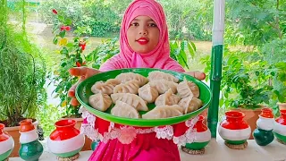 momo recipe ডিম দিয়ে  মোমো আর স্পেশাল ধনেপাতার চাটনি #recipe#momos#mahikitchen9
