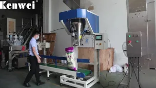 Kenwei丨Single head fluid linear weigher(Bulk Weigher) for weighing granules in food industry