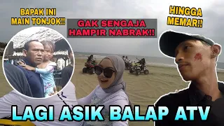 GAK SENGAJA HAMPIR NABRAK ANAKNYA BAPAK INI MAIN TONJOK SESUKA HATI HINGGA MEMAR!! MAIN PERGI AJA!!