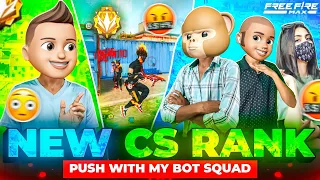 After Update New CS Rankpush With My Bot Squad 🤭😜😅 || @SRB_SCB_Is_Live || #freefire #scb #youtube