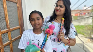 Bebo की हो गई होली शॉपिंग ।। 🛍️ #familyvlog #holishopping #missak2022
