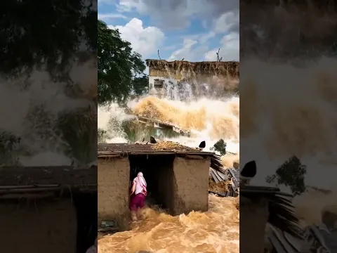 Flood : 2026 #cyclone #tornado #thunderstorm #aandhi toofan flood #typoon #ASMR #bhaynakr ASMR