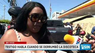 Testigo narra como se salvó del derrumbe en el Jet Set