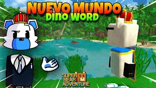 🦖😱 • NUEVO MAPA Dino World en Super Bear Adventure || El Santiago V.