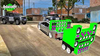 REBAIXADOS ELITE BRASIL | SUBINDO A FAVELA COM A S10 PUXANDO PAREDÃO DE CARA COM A FORÇA TÁTICA
