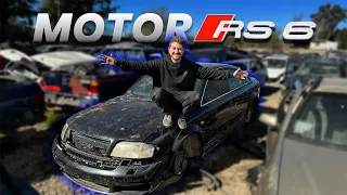 Encuentro el V8 para el Porsche en un desarmadero!!!