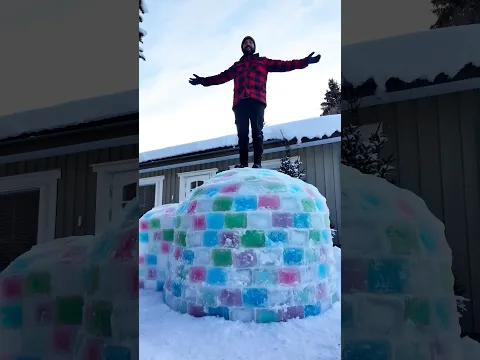 Let’s make an igloo in -25🥶#mallusinfinland #ytshorts #winter #snow #winterlife #positivevibes