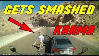 BEST OF SEMI-TRUCKS ROAD RAGE | Road Rage, Brake Check, Car Crash, Instant Karma, Karens | USA 2021