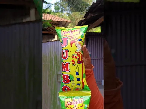 NANDU JI JUMBO PAPAD KURKURE PACKET 💥😱 #shorts #freegiftinside