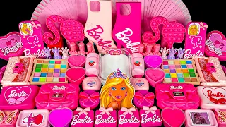 MEGA PINK BARBIE 🎀 2 Hours Satisfying Slime ASMR | BARBIE Mixing Random Into Glossy Slime New 2025