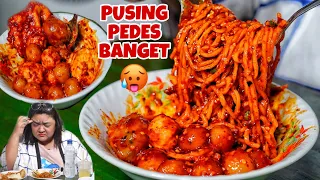 KEPALA PUSING SAKING PEDESNYA MAKAN MIE JEBEW ASLI DI GARUT!!
