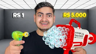 I Bought Rs 1 vs Rs 5,000 Bubble Gun