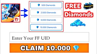 💎 10000 Free Diamonds in Free Fire MAX Trick – How to Get Free Diamonds Using Free Diamond App