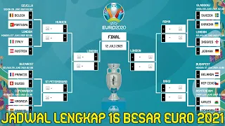 JADWAL LENGKAP SIARAN LANGSUNG EURO 2021 BABAK 16 BESAR LIVE RCTI & MNC TV