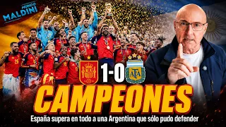 ESPAÑA CAMPEONA DEL MUNDO, MUY SUPERIOR A LA ARGENTINA DE MESSI. HISTÓRICO GOL DE FERRAN