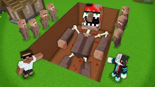 I Found A Buried Doorbin In Minecraft..