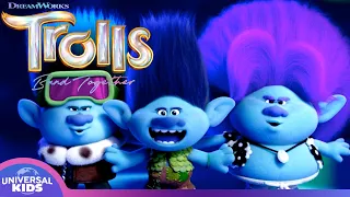 Branch's Boy Band Reunion! | "I Want You Back" + More Throwback Music Medley! | TROLLS BAND TOGETHER