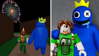 O QUE ACONTECE SE AJUDAR O AZUL BABÃO NO FINAL DE RAINBOW FRIENDS?! NOVO FINAL E JUMPSCARE!