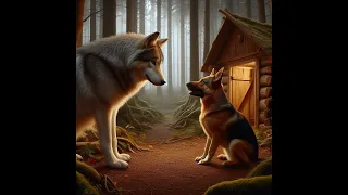 El lobo y el perro