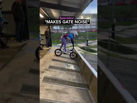 When a Spectator Messes Up The Biker