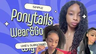 Can’t chose? Rock Both: Ponytails and Wigs ! Ft. PremiumLace Wigs