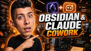 Claude + Obsidian: My AI Agent Cowork & Brain Setup