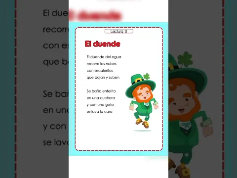 LECTURA CORTA PARA NIÑOS/ LECTURA CON NIÑOS