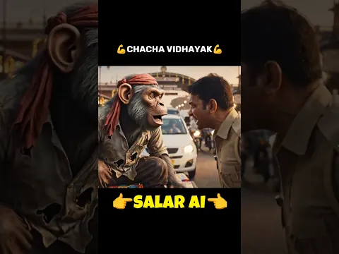 💪Chacha Vidhayak Ke Bandar Se Police Ne Liya Panga😎 #aimonkey #chachavidhayak #aivlog #shorts #funny