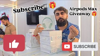 SUBSCRIBES🙋‍♀️ == Airpods Max 🎧fReee🤩 Comment Now To be Next Winner #airpods_max