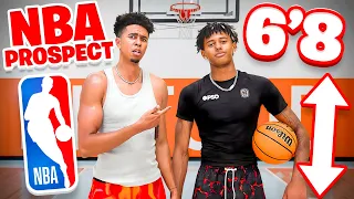 INSANE 1v1 Basketball vs 6’8 VIRAL NBA Prospect Diamant Blazi