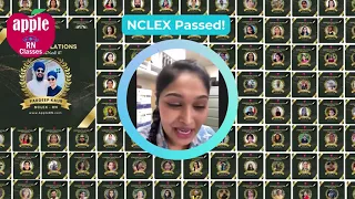 AppleRN NCLEX passed students feedback