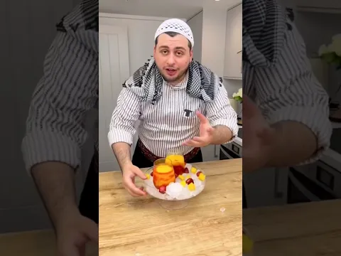 كيف تعمل اطيب واسهل كوكتيل بالمنغة والفرولة 🍓🥭مع الشيف الشامي وحسان ؟؟