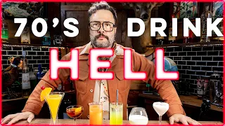 I suffer through 6 drinks straight out of a 70's disco hell | How to Drink