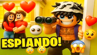 Espionei CASAIS APAIXONADOS como um BEBÊ...Brookhaven RP Roblox
