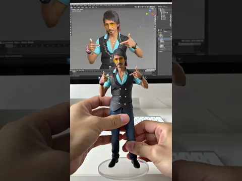 Dolly Chai Wala Action figure⚡Created using @spectoria.ai#india #desi #ai #dollychaiwala