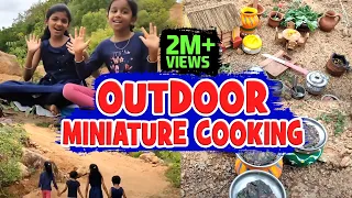 outdoor miniature cooking| ini's sunday special | keerai adai| ini's galataas