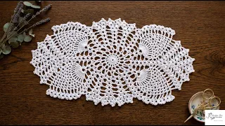 Napperon Crochet l Motif Dentelle Complet et Détaillé #alextitiatutocrochet