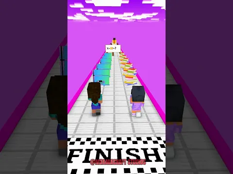Who do you think would complete the mission, Aphmau or Noob? #minecraft #funnyshorts