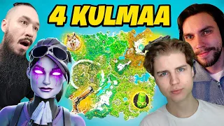 4 KULMAN HAASTE FORTNITESSA! ft. EskoLive, Sitra, ChiefMara