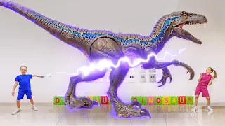 Đồ chơi khủng long sống dậy tại nhà tôi! 🦖✨ | Cùng phiêu lưu với khủng long nhé! 💥
