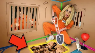 Απόδραση απο ΧΑΡΤΙΝΗ ΦΥΛΑΚΗ! Challenge Kristina Ekou