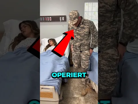 Er verkleidet sich als Patient, um seiner kranken Frau eine Überraschung zu machen! 🩺❤️