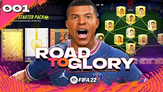 FIFA 22 ROAD TO GLORY #1 - HOW TO START FIFA 22 ULTIMATE TEAM!