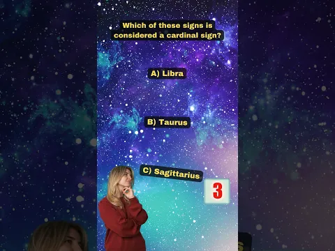 Wich of the Zodiac Signs is considered a cardinal sign? #astrology #horoscope #zodiac