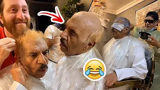 فهد العرادي سناب [ 324 ] لون شعر خالي بو طلال بنفسجي !! 💜🤣 لايفوتكم