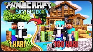 100 Hari Minecraft Tapi di Pulau Terbang ! - Petualangan di atas Langit !